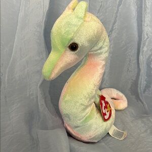 Ty 1999 Beanie Baby “Neon” the Sea Horse Retired